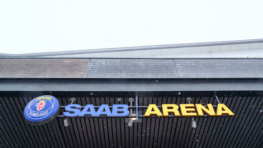 SAAB Arena före ishockeymatchen i SHL mellan Linköping