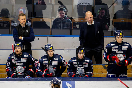 Linköpings tränare Daniel Eriksson och assisterande