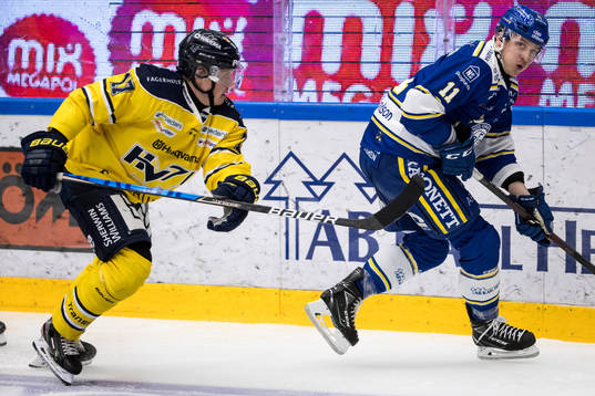 s Emil Johansson och Leksands Martin Karlsson