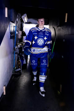 Leksands Lucas Nordsäter på väg in