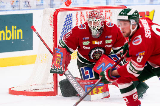 Frölundas målvakt Niklas Rubin