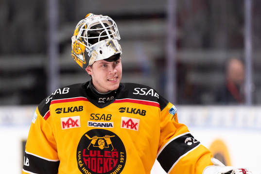 Luleås målvakt Jesper Wallstedt