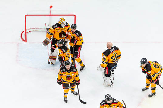 Luleås spelare jublar