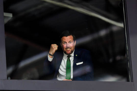 Färjestads general manager Peter Jakobsson