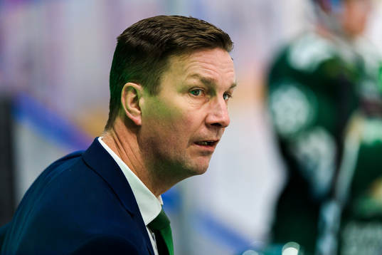 Färjestads huvudtränare Johan Pennerborn