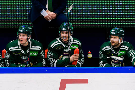 Färjestads Carl Jakobsson, Jakob Forsbacka Karlsson och