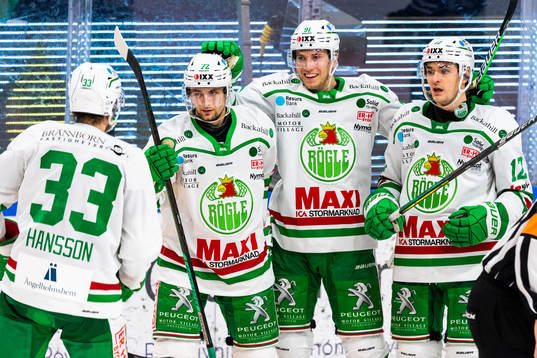 Rögles Niklas Hansson, Daniel Zaar, Adam Tambellini och