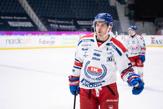 Oskarshamns Lance Bouma jublar