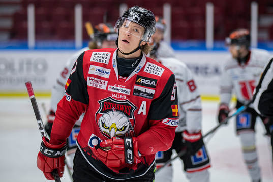 Malmö Redhawks Emil Sylvegård deppar