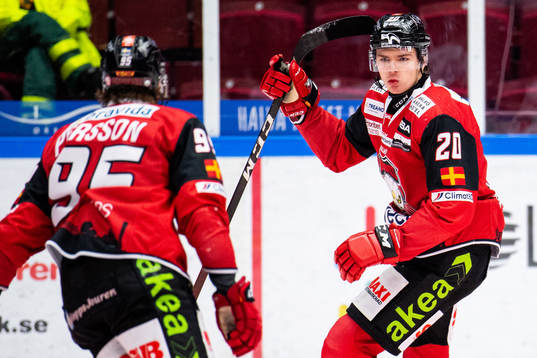 Malmö Redhawks Helge Grans jublar