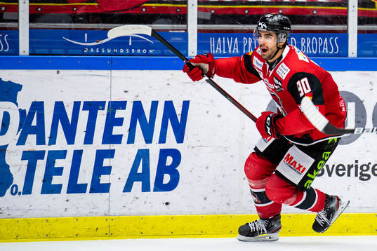 Malmö Redhawks Joseph Veleno jublar