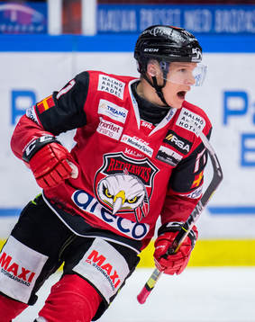 Malmö Redhawks Jan-Mikael Järvinen jublar