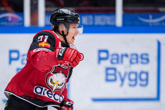 Malmö Redhawks Jan-Mikael Järvinen jublar