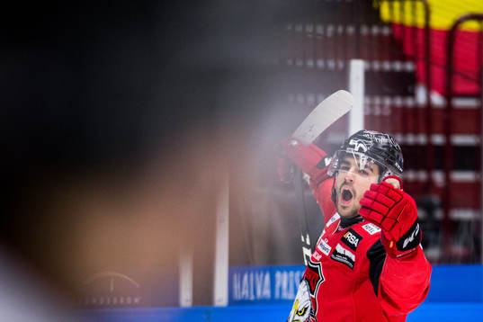 Malmö Redhawks Joseph Veleno jublar