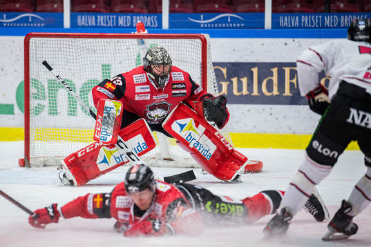 Malmö Redhawks målvakt Oscar Alsenfelt