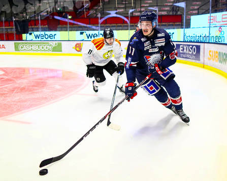 Brynäs Josef Ingman och Linköpings Henrik Törnqvist