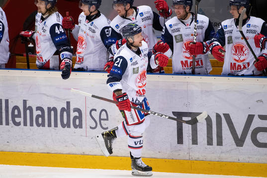 Västerviks Victor Öhman jublar