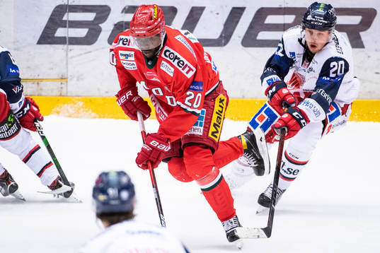Modos Edwin Hedberg och Västerviks Marcus Westfält