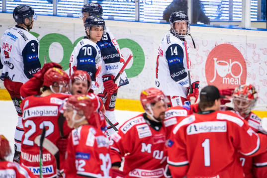 Västerviks Jacob Bjerselius och Erik Gustafsson deppar