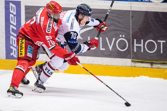 Modos Edwin Hedberg och Västerviks Jacob Bjerselius
