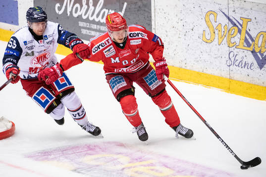 Västerviks Marcus Davidsson och Modos Jesper Lindgren