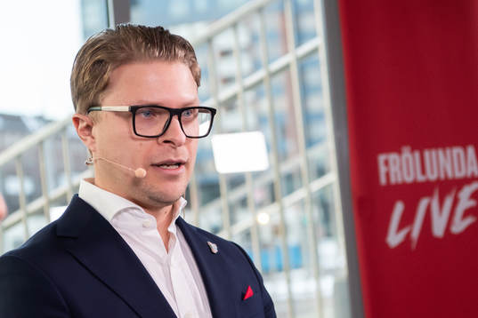 Frölundas assisterande sportchef Björn Liljander i