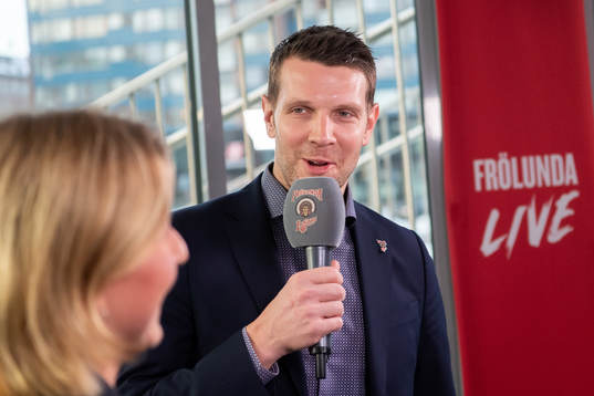 Frölundas sportchef Fredrik Sjöström i Frölundas