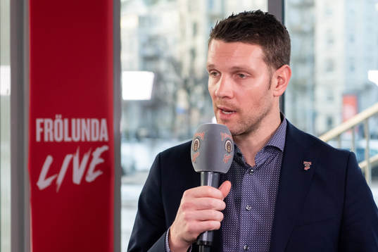 Frölundas sportchef Fredrik Sjöström i Frölundas
