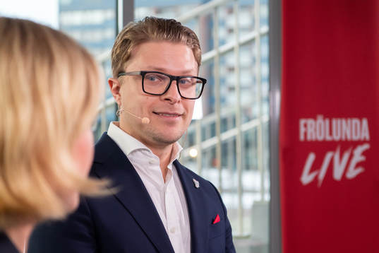 Frölundas assisterande sportchef Björn Liljander i