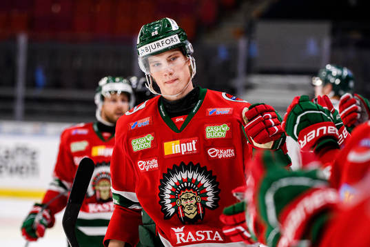 Frölundas Elmer Söderblom jublar