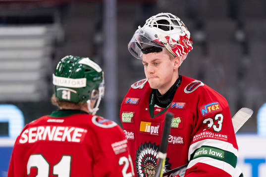 Frölundas målvakt Johan Mattsson