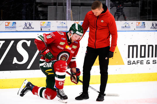 Frölundas Viktor Ekbom har ont