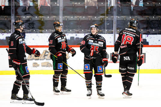Örebros Joonas Rask jublar