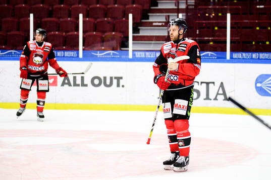 Malmö Redhawks Patrik Hersley deppar