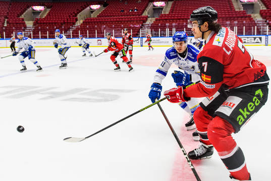Malmö Redhawks Oliver Lauridsen och Leksands Martin