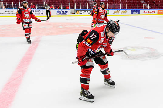 Malmö Redhawks Pathrik Westerholm deppar