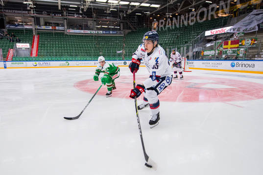 Linköpings Max Lindroth och Rögles Olli Palola