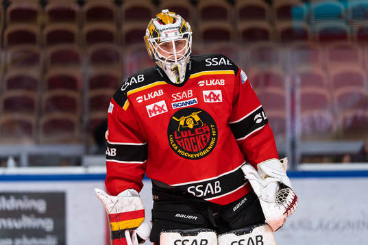 Luleås målvakt Jesper Wallstedt
