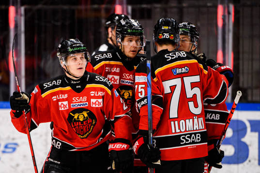 Luleås Nils Lundkvist jublar