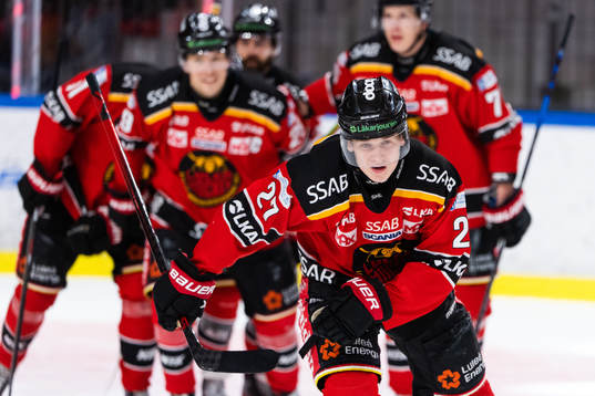 Luleås Nils Lundkvist jublar