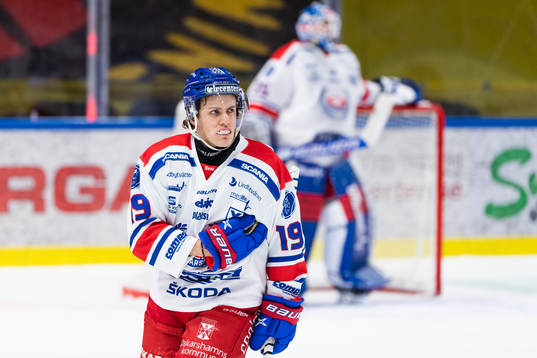 Oskarshamns Tyler Kelleher deppar