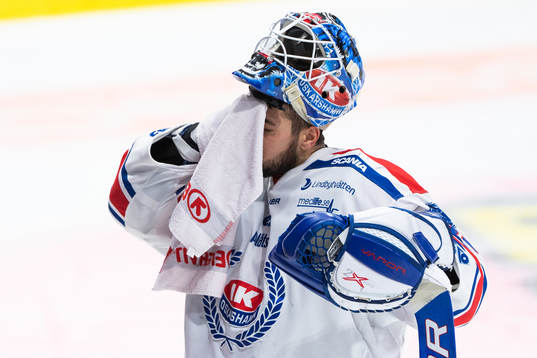 Oskarshamns målvakt Joe Cannata