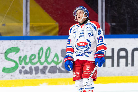 Oskarshamns Tyler Kelleher deppar