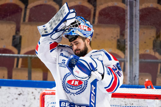 Oskarshamns målvakt Joe Cannata