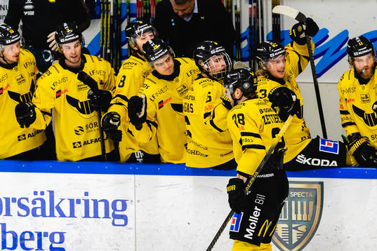 Västerås Lukas Zetterberg jublar