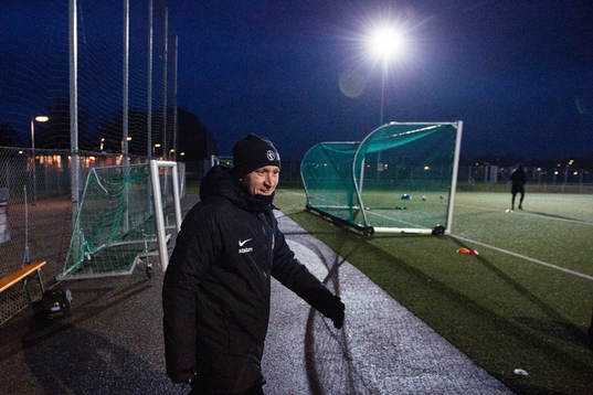 Landskronas tränare Billy Magnusson