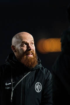Landskronas assisterande tränare Max Mölder