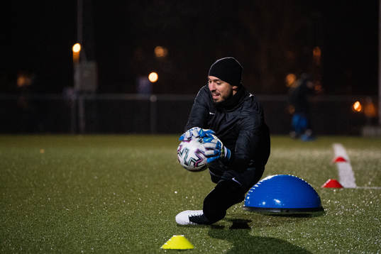 Landskronas målvakt Amr Kaddoura