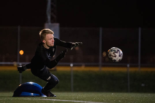 Landskronas målvakt Hampus Pauli
