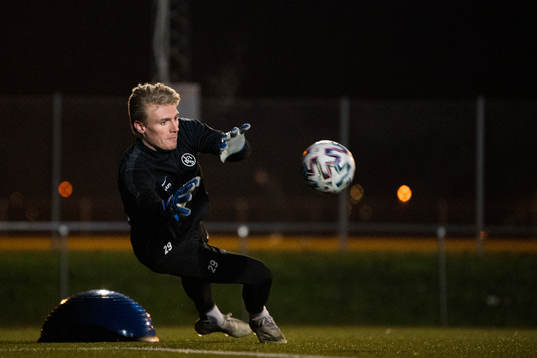 Landskronas målvakt Svante Hildeman